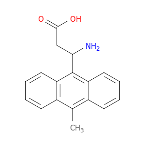 9-Anthracenepropanoicacid, b-amino-10-methyl-