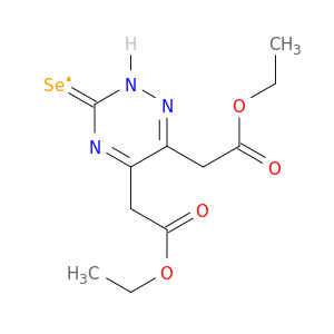 1,2,4-Triazine-5,6-diacetic acid, 2,3-dihydro-3-selenoxo-, diethyl ester