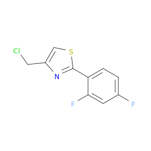 Thiazole, 4-(chloromethyl)-2-(2,4-difluorophenyl)-
