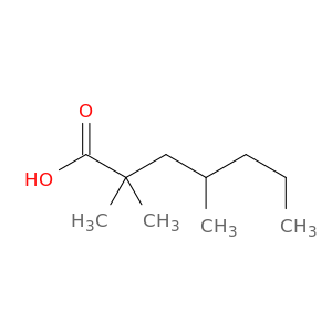 Heptanoic acid, 2,2,4-trimethyl-