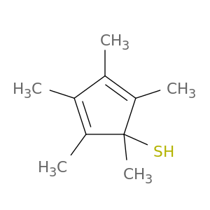 2,4-Cyclopentadiene-1-thiol, 1,2,3,4,5-pentamethyl-
