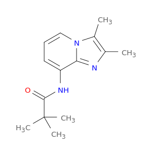N-(2,3-二甲基咪唑并[1,2-a]吡啶-8-基)特戊酰茚二酮酰胺