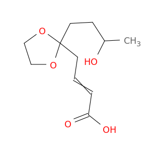 2-Butenoic acid,4-[2-(3-hydroxybutyl)-1,3-dioxolan-2-yl]-
