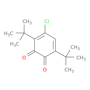 3,5-Cyclohexadiene-1,2-dione, 4-chloro-3,6-bis(1,1-dimethylethyl)-