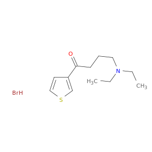 1-Butanone,4-(diethylamino)-1-(3-thienyl)-, hydrobromide (1:1)
