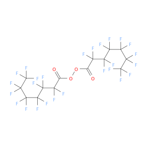 Peroxide, bis(2,2,3,3,4,4,5,5,6,6,7,7,7-tridecafluoro-1-oxoheptyl)