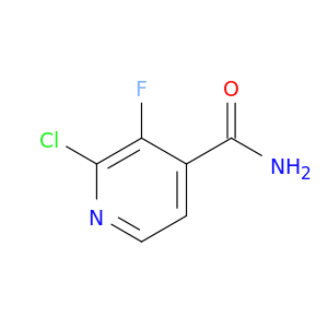 2-chloro-3-fluoropyridine-4-carboxamide