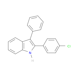1H-Indole, 2-(4-chlorophenyl)-3-phenyl-