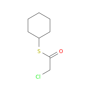 Ethanethioic acid, chloro-, S-cyclohexyl ester