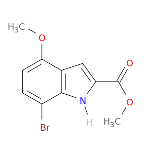 7-溴-4-甲氧基-1H-吲哚-2-羧酸甲酯