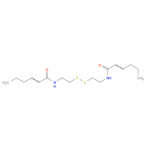 2-Hexenamide,N,N'-(dithiodi-2,1-ethanediyl)bis-, (E,E)- (9CI)