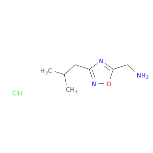 1,2,4-恶二唑-5-甲烷胺,3-(2-甲基丙基)-,盐酸盐(1：1)