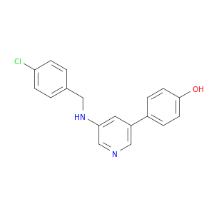 Phenol, 4-[5-[[(4-chlorophenyl)methyl]amino]-3-pyridinyl]-