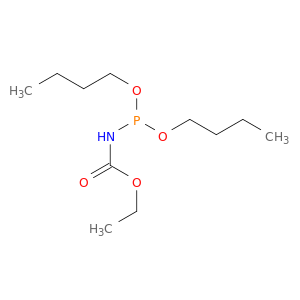 Carbamic acid, (dibutoxyphosphino)-, ethyl ester