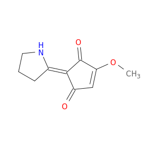 4-Cyclopentene-1,3-dione, 4-methoxy-2-(2-pyrrolidinylidene)-, (Z)-