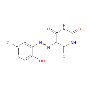 2,4,6(1H,3H,5H)-Pyrimidinetrione, 5-[(5-chloro-2-hydroxyphenyl)azo]-