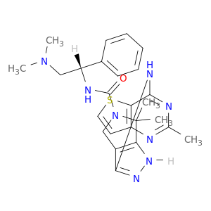 N-[（1S）-2-（二甲基氨基）-1-苯基乙基]-4,6-二氢-6,6-二甲基-3-[（2-甲基噻吩并[3,2-d]嘧啶-4-基）氨基]吡咯并[3,4-c]吡唑-5（1H）-甲酰胺