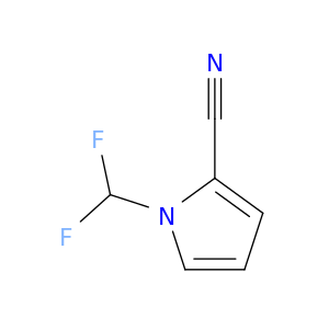 1H-吡咯-2-碳腈,1-(二氟甲基)-