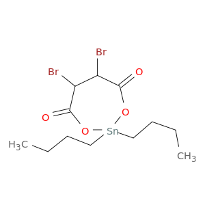 1,3,2-Dioxastannepane-4,7-dione, 5,6-dibromo-2,2-dibutyl-