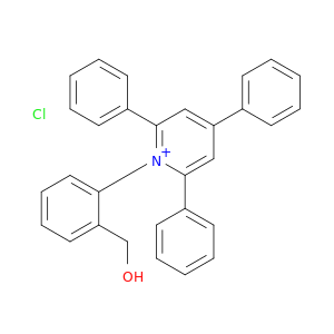 Pyridinium, 1-[2-(hydroxymethyl)phenyl]-2,4,6-triphenyl-, chloride