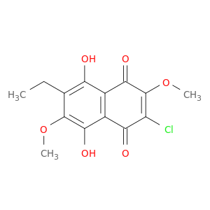 1,4-Naphthalenedione, 2-chloro-6-ethyl-5,8-dihydroxy-3,7-dimethoxy-