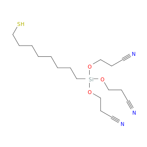 Propanenitrile, 3,3',3''-[[(8-mercaptooctyl)silylidyne]tris(oxy)]tris-