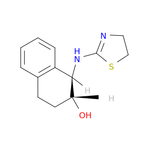 2-Naphthalenol,1-[(4,5-dihydro-2-thiazolyl)amino]-1,2,3,4-tetrahydro-, (1R,2R)-rel-