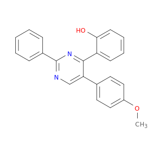 Phenol, 2-[5-(4-methoxyphenyl)-2-phenyl-4-pyrimidinyl]-