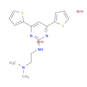 1,2-Ethanediamine,N2-(4,6-di-2-thienyl-2-pyrimidinyl)-N1,N1-dimethyl-, hydrobromide (1:2)