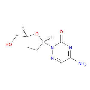 1,2,4-Triazin-3(2H)-one,5-amino-2-[(2R,5S)-tetrahydro-5-(hydroxymethyl)-2-furanyl]-