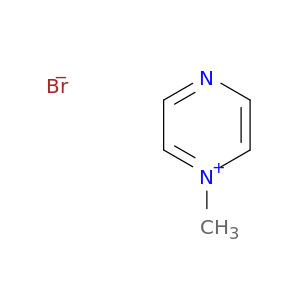 Pyrazinium, 1-methyl-, bromide