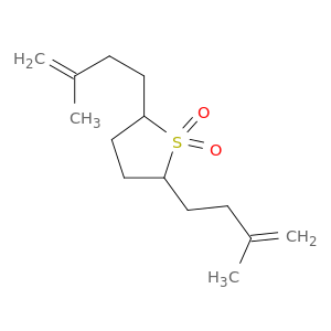 Thiophene, tetrahydro-2,5-bis(3-methyl-3-butenyl)-, 1,1-dioxide
