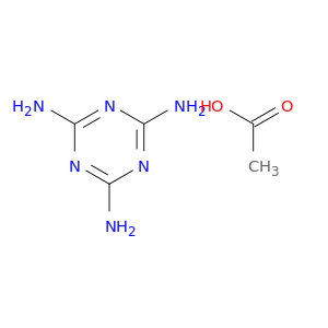 1,3,5-Triazine-2,4,6-triamine, monoacetate