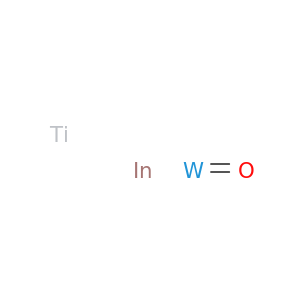 Indium titanium tungsten oxide