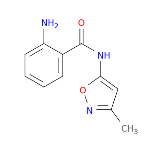 Benzamide, 2-amino-N-(3-methyl-5-isoxazolyl)-