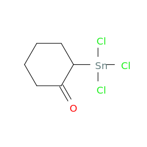 Cyclohexanone, 2-(trichlorostannyl)-