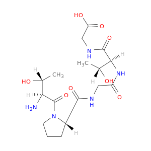 Glycine, N-[N-[N-(1-L-threonyl-L-prolyl)glycyl]-L-threonyl]-