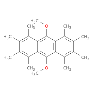 Anthracene, 9,10-dimethoxy-1,2,3,4,5,6,7,8-octamethyl-