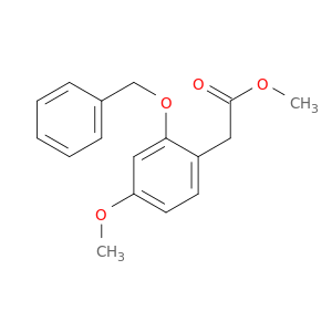Benzeneacetic acid, 4-methoxy-2-(phenylmethoxy)-, methyl ester