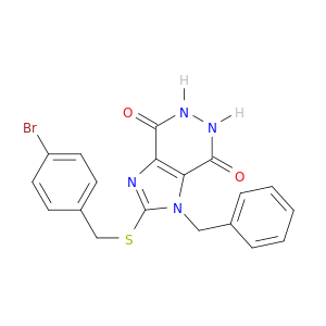 1-benzyl-2-[(4-bromobenzyl)sulfanyl]-5,6-dihydro-1h-imidazo[4,5-d]pyridazine-4,7-dione