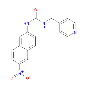 Urea, N-(6-nitro-2-naphthalenyl)-N'-(4-pyridinylmethyl)-