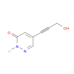 3(2H)-Pyridazinone, 5-(3-hydroxy-1-propynyl)-