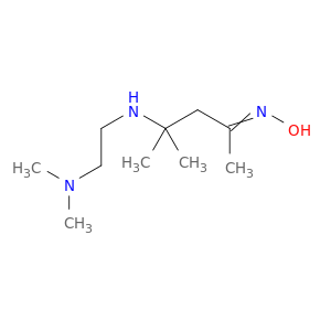 2-Pentanone, 4-[[2-(dimethylamino)ethyl]amino]-4-methyl-, oxime