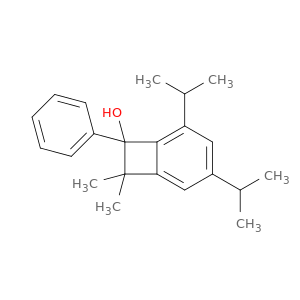 7,7-dimethyl-8-phenyl-2,4-dipropan-2-yl-bicyclo[4.2.0]octa-1,3,5-trien-8-ol