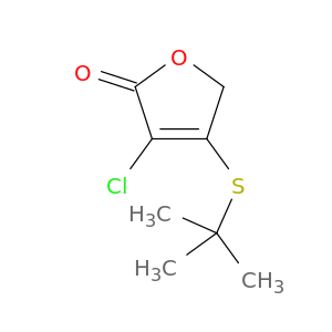 2(5H)-Furanone, 3-chloro-4-[(1,1-dimethylethyl)thio]-