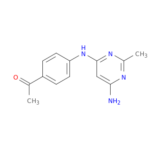 Ethanone, 1-[4-[(6-amino-2-methyl-4-pyrimidinyl)amino]phenyl]-