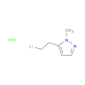 5-(2-chloroethyl)-1-methyl-1H-pyrazole hydrochloride