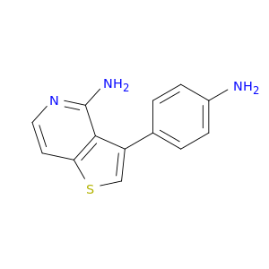 Thieno[3,2-c]pyridin-4-amine, 3-(4-aminophenyl)-