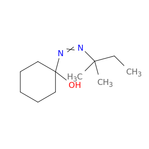Cyclohexanol, 1-[(1,1-dimethylpropyl)azo]-