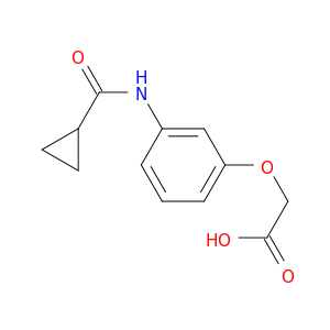 2-(3-Cyclopropaneamidophenoxy)acetic Acid